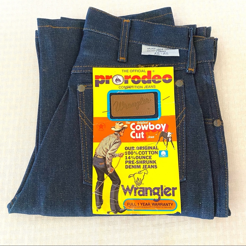Vintage Wrangler jeans from the late 70’s & early 80’s, various sizes available